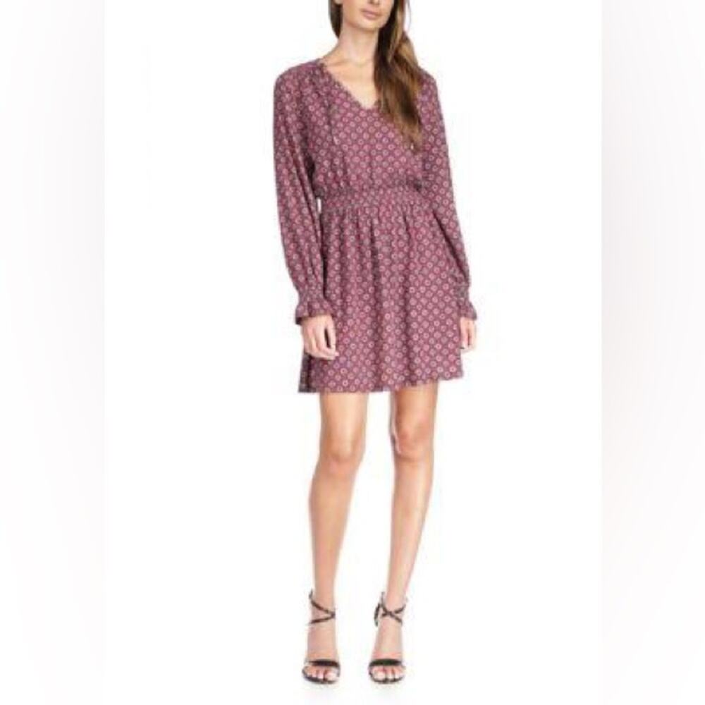 MICHAEL Michael Kors NWOT Women's Foulard Peasant Mini Dress Size Small